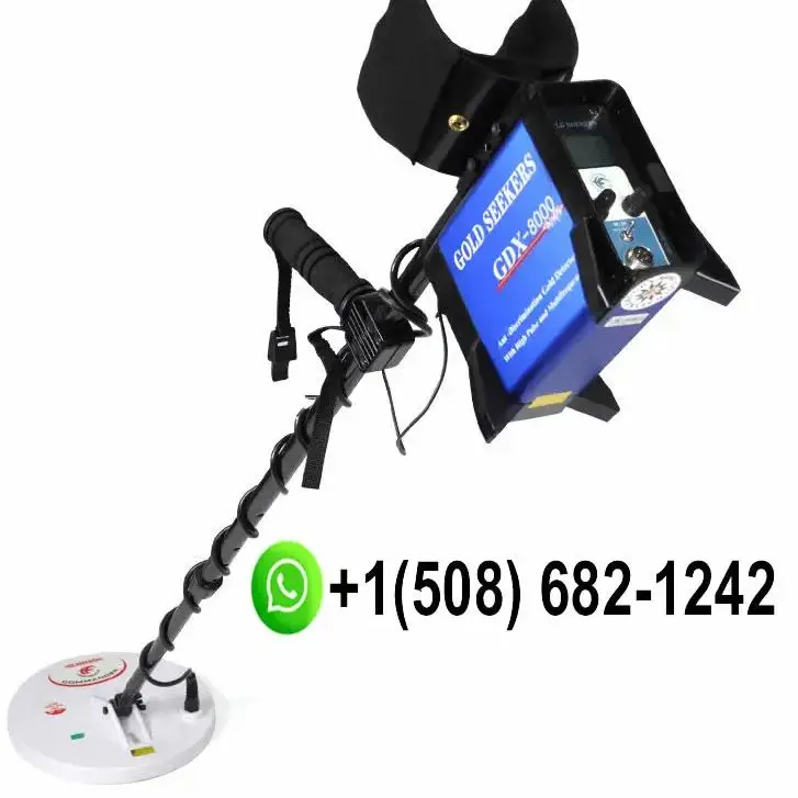 Профессиональный подземный ручной металлоискатель A1, глубина 10-метрового детектора золота, искатель золота GDX8000, промышленный металлоискатель