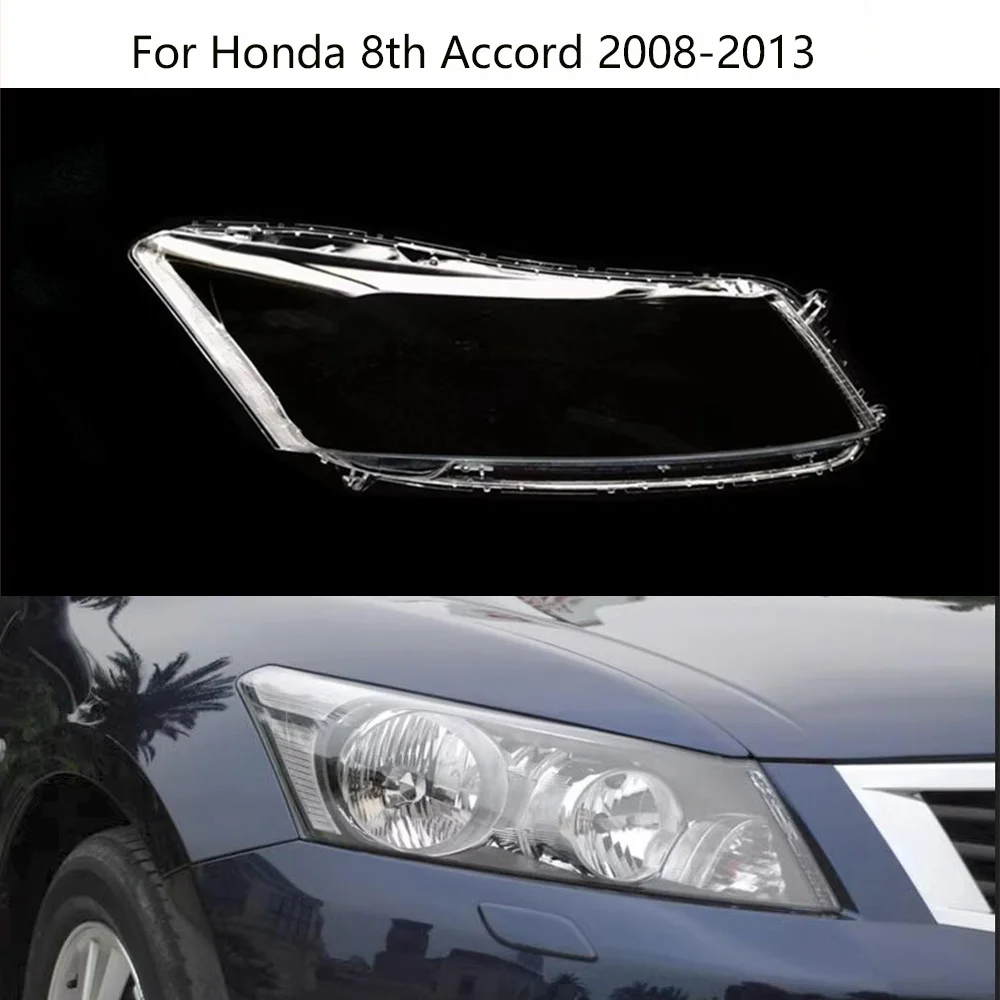 Headlight Cover For Honda Accord 8 eight 2008 2009 2010 2011 2012 2013 Plexiglass Lens Cover Clear Headlamp Shell Replace