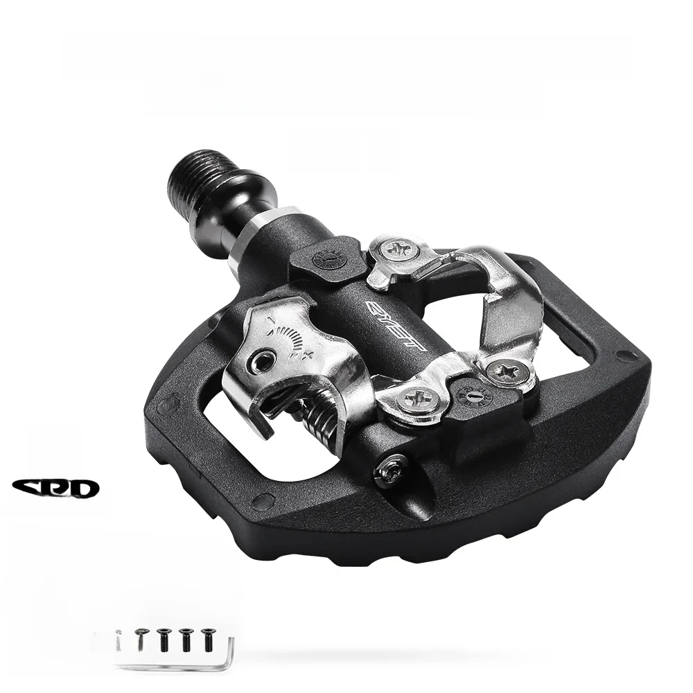 AliExpress Lexon 2023 RYET Aluminum Alloy Bike Pedals Dual-use Ultralight Self-locking MTB Flat Platform Mountain Bicycle Cleats Cycling Parts