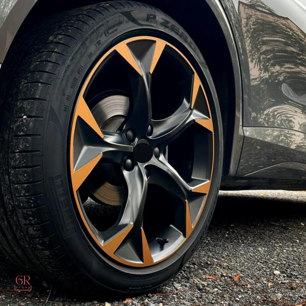 Rim Coating Sticker Set for Cupra Formentor has 2 Model Options and Color Options