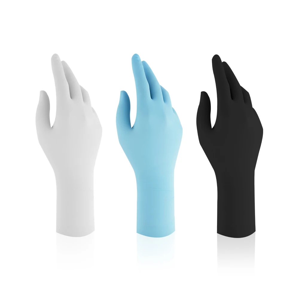 Nitrile Gloves 4g Thick Kitchen Beauty Chef Gloves For cooking Latex Hygiene Car Wash Gloves Household Cleaning Work Safety Tools Gardening Gloves Kitchen Cooking Tools Tatto 100