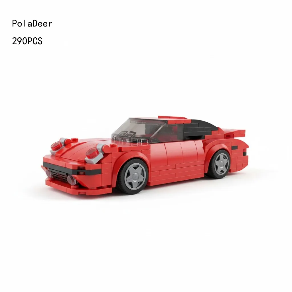 

PolaDeer MOC 290 шт. DIY убивает ошибки быстрый городской спортивный автомобиль 993 турбо строительные блоки сборка игрушечный кирпич детские подарки на день рождения
