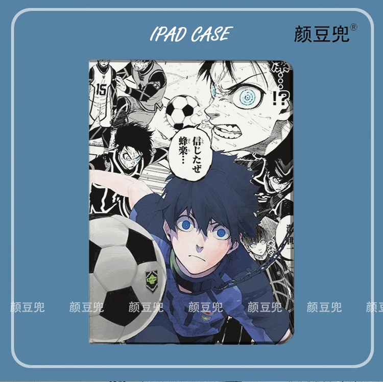 BLUE LOCK Anime Isagi Yoichi Air 11 For iPad Air 4 5 Mini 5 6 7 Case Luxury Silicone For Pro 12.9 11 For iPad 10th Pro13 11 in