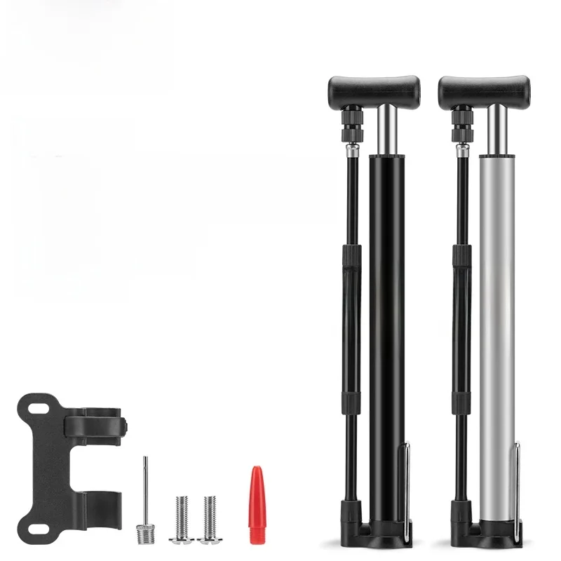 AliExpress ROCKBROS 120Psi Bicycle Pump Portable Air Inflator Bike Pump With Gauge AV FV Schrader Presta Valve Pump Cycling Accessories