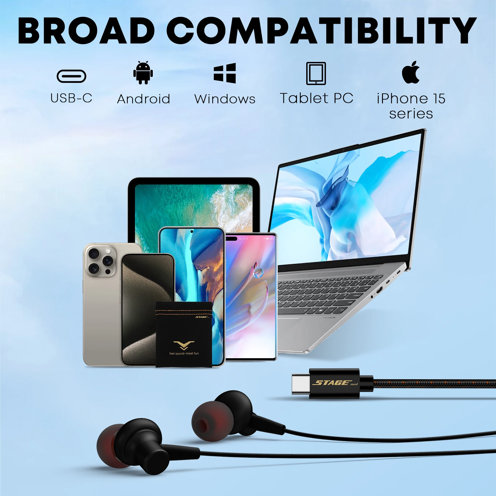 Imagem -06 - Fone de Ouvido Usb tipo c Magic se Intra Auriculares Hifi com Microfone e Controle Conveniente Fone com Fio para Iphone 15 Pro Max Xiaomi Note 10 11 12 12pro Samsung S20 fe S21 S22 S23 S24 e Mais