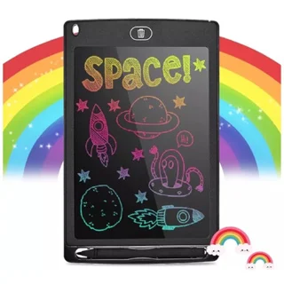 Lousa Mágica Tela Lcd Tablet Infantil De Escrever E Desenhar Pintar Escrito  8.5/10.5/12  Polegadas verde e multicolorido