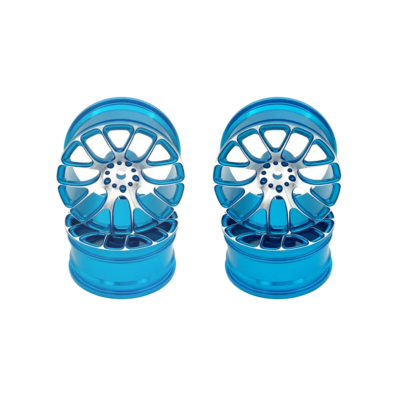 4 Pcs Aluminum Alloy Wheels 52*26MM Wheel Hub Suitable for HSP HPI Redcat Kyosho Sakura Tamiya TT02 MN86K 1/10 RC Road Racing