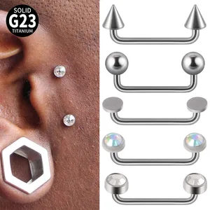 Piercings de superficie de titanio 1pc G23 Anchor de doble bola de bola dérmica 10 mejores puestos dérmicos de ventas - №7