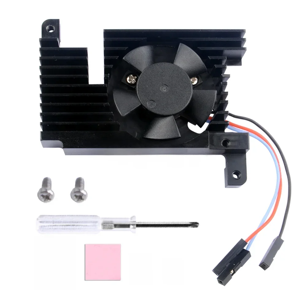 Raspberry Pi 4 Wentylator z regulowaną prędkością Radiator Armor Lite Automatyczne wyłączanie Radiator CNC Extreme Cooler PWM dla RPI 4 Model B — zdjęcie produktu 7