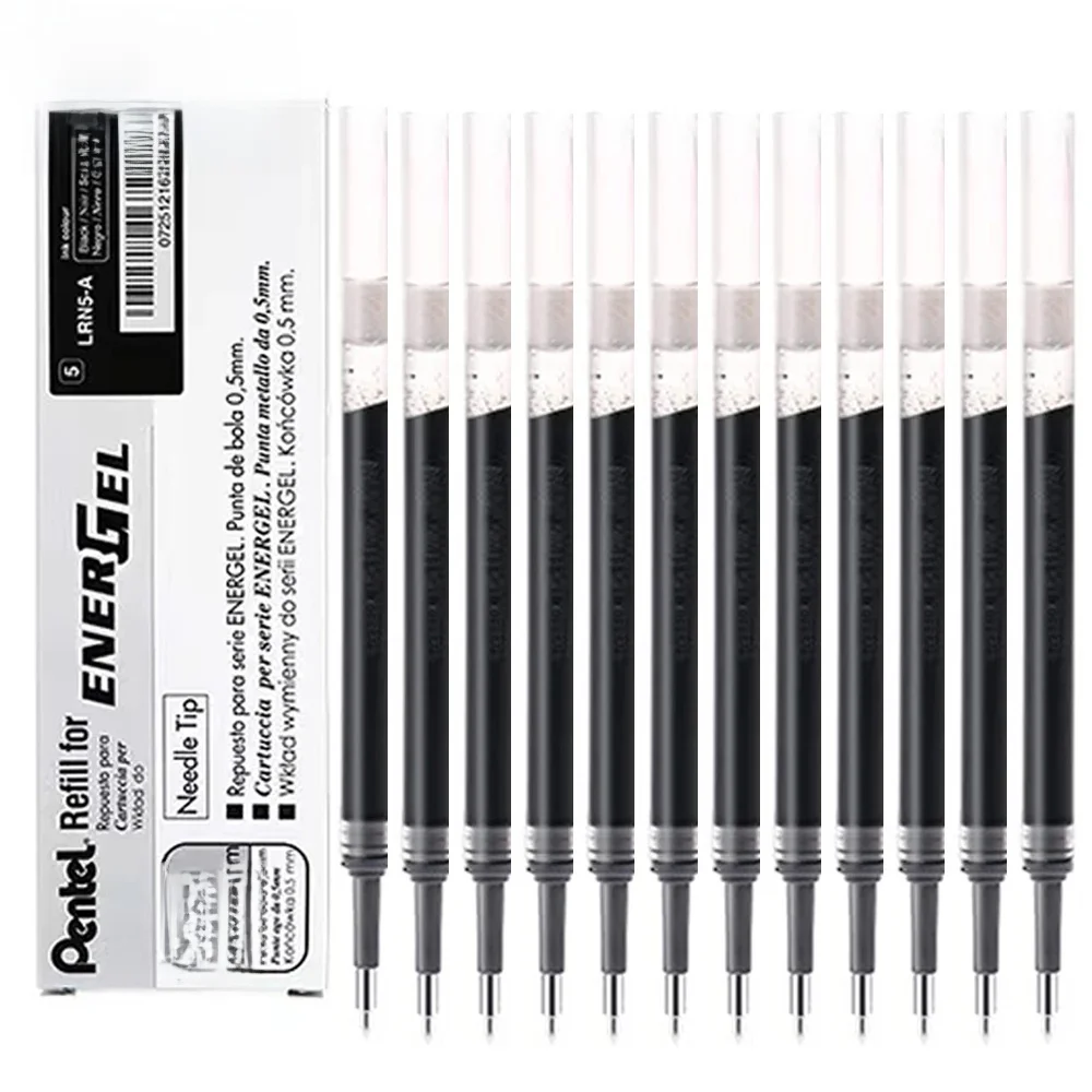 Japonia Pentel wkłady do długopisów żelowych LRN5/LRN4 0,5/0,4mm końcówka igłowa odpowiednia do BLN105/75 szybkoschnące szkolne artykuły biurowe — zdjęcie produktu 7