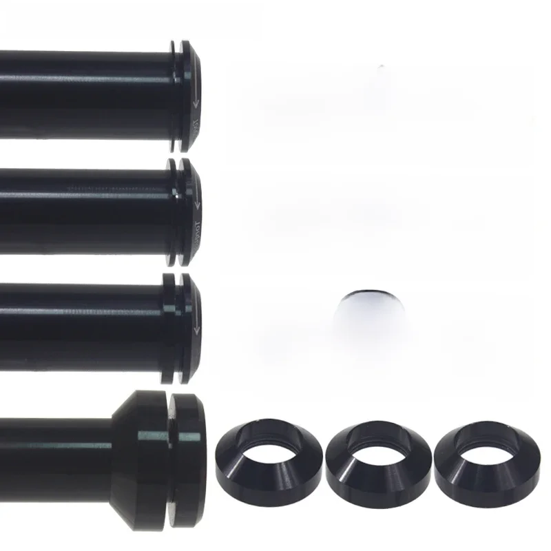 AliExpress heppe Bicycle Thru Axle Washer M15x0.5mm/1mm/2mm Axle Washers M12x7.5mm Spacer Bike Hubs Tube Shaft Skewers Spacer Flat Conical Washer