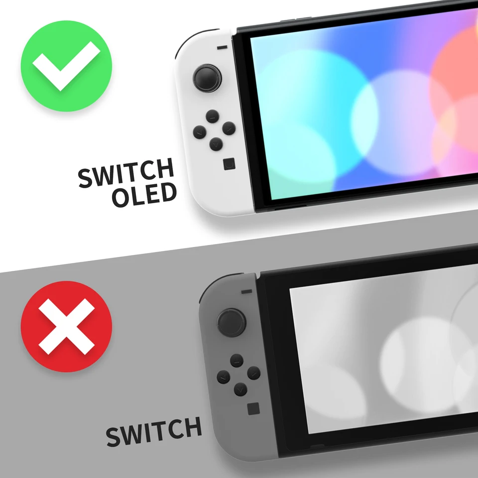 Nintendo Switch用の完全なカスタムシェル,交換用バックプレート