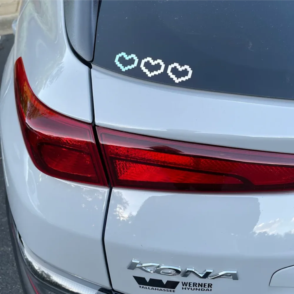 Personal isierte Mosaik Liebe Auto Aufkleber und Abziehbilder Autozubehör Aufkleber wasserdicht Auto/Laptop/Fenster/Motorrad