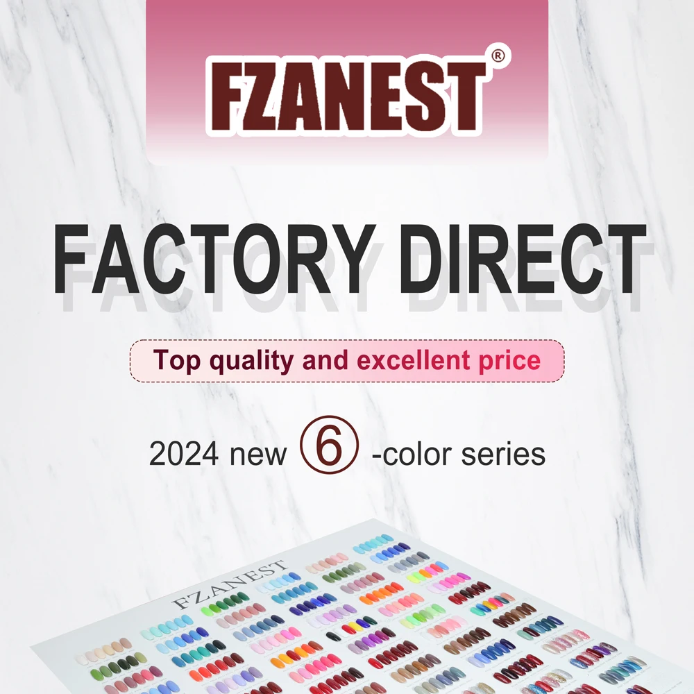 FZANEST 6 Colors Gel Polish Sets gel nail lacker Professional Nails Four Seasons Spring Summer Autumn Winter Color Collection