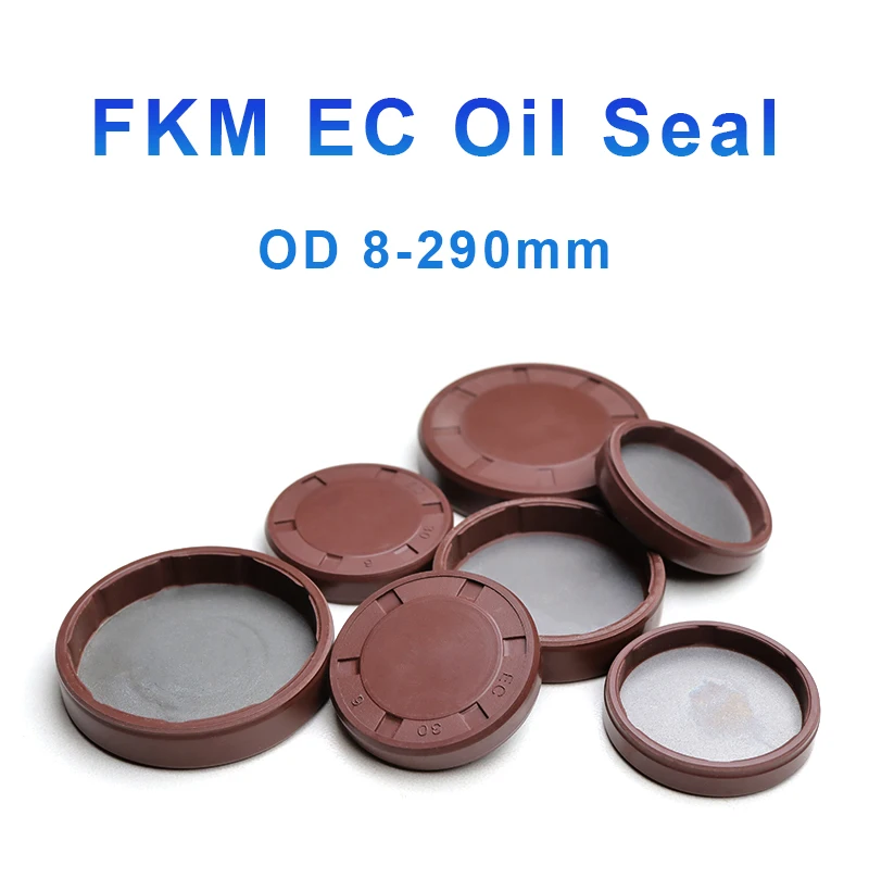 

1Pcs FKM EC/VK Type Oil Seal OD 8-290mm Fluoro Rubber End Cap Cover Plug Seal Reducer Shaft Dustproof Retarder Oil Sealing Cap