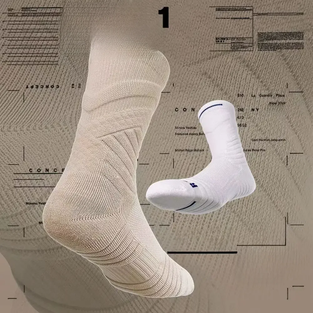 AliExpress Men Sports Sock Women Breathable Compression Crossborder Supply Running Riding Cycling Knee high