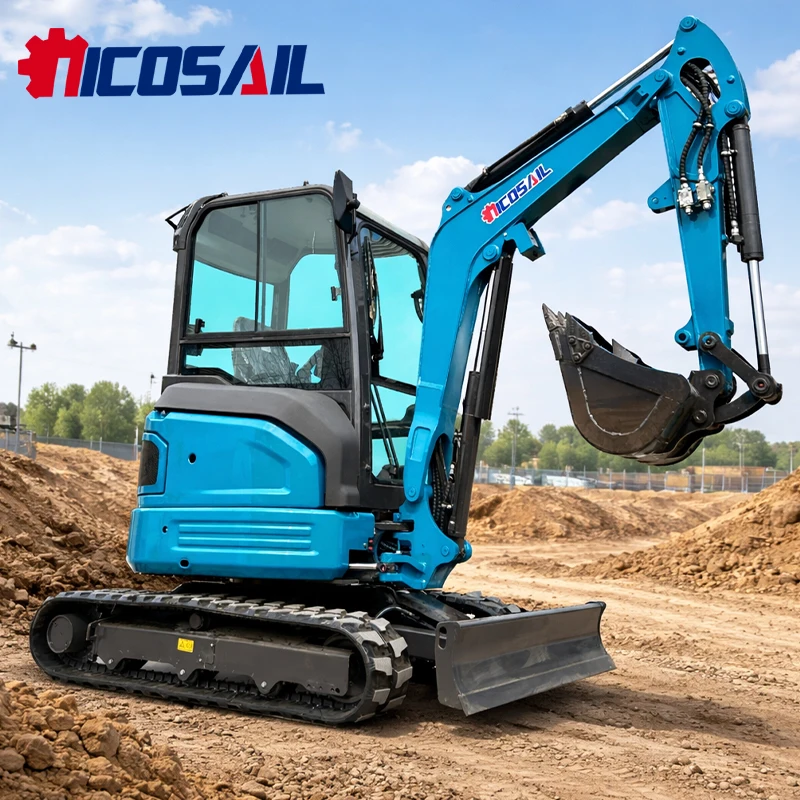 

3Ton Mini Excavator Euro 5 Approved Small Digger For Outdoor Construction Projects with Deposit