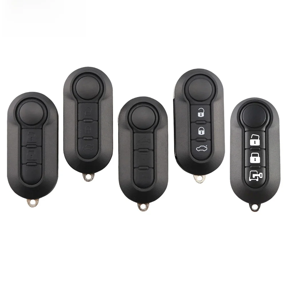 YIQIXIN coque de clé de voiture à distance pour Fiat 500 Panda Punto Bravo Ducato pour Peugeot Boxer pour citroën Jumper remplacement Fob étui Pad