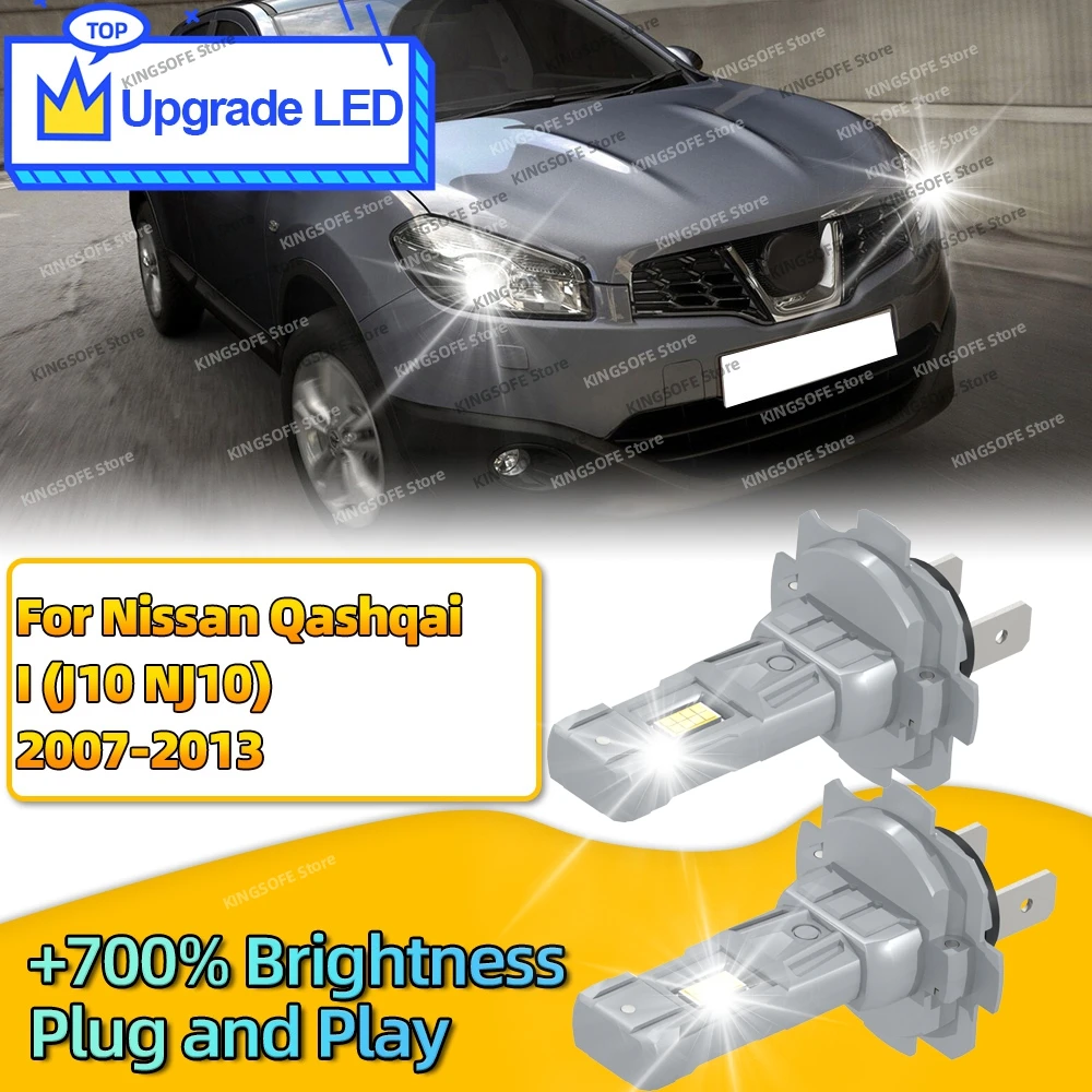 

2 шт. 180 Вт 30000LM H7 светодиодные фары лампы 6000K для Nissan QASHQAI I J10 NJ10 2007 2008 2009 2010 2011 2012 2013