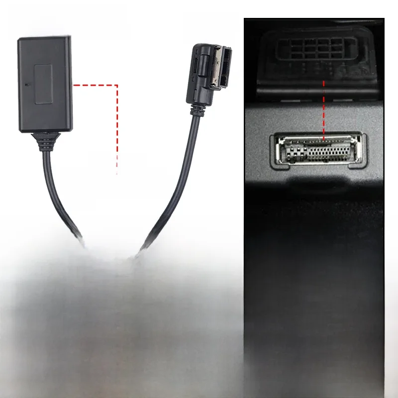 JSBM Bluetooth für Auto, kabelloses Bluetooth-Modul, AMI-Musik-Aux-Adapter für Audi VW MMI 3G MDI VW