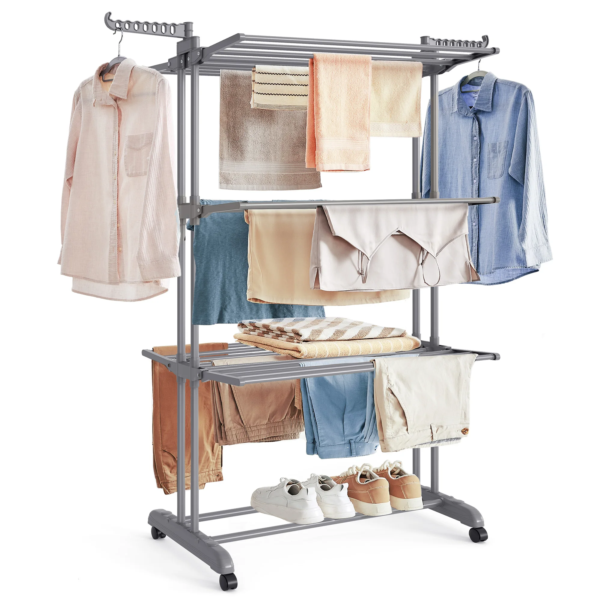 étendoir à linge songmics – vue détaillée