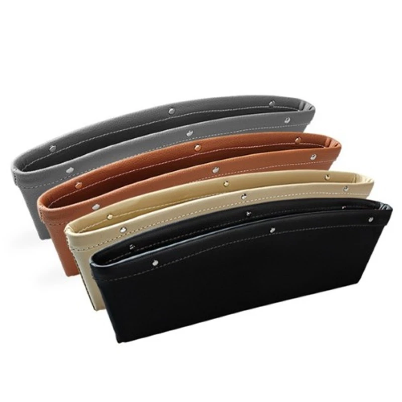 Car Leather side pocket car niche storage box