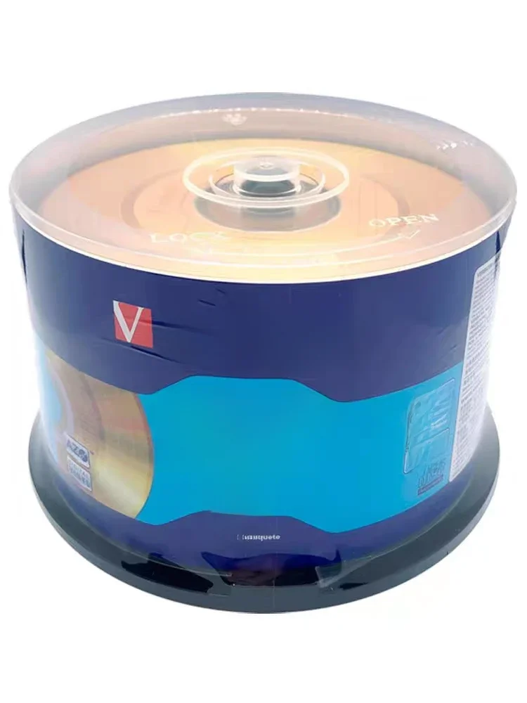 Verbatim Golden Digital AZO Vinyl CD-R Discs Empty CDR CD Disc 80min 700MB 52X 50Pcs/Pack — zdjęcie produktu 6