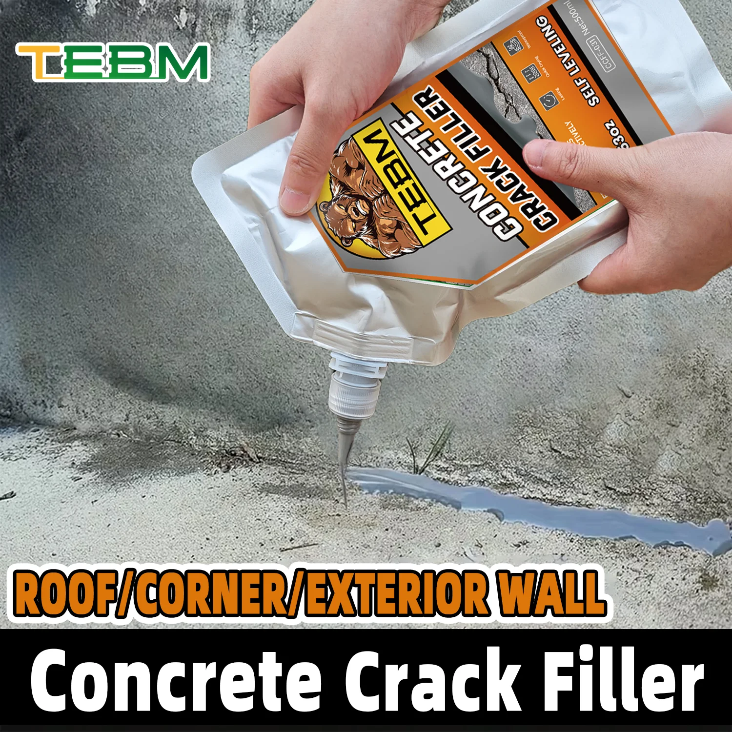 Sealant Roof Floor Caulking Glue For Concrete Joint Filling Sealant Crack Filler Repair Caulk Resistant Wall Joint Adhesive