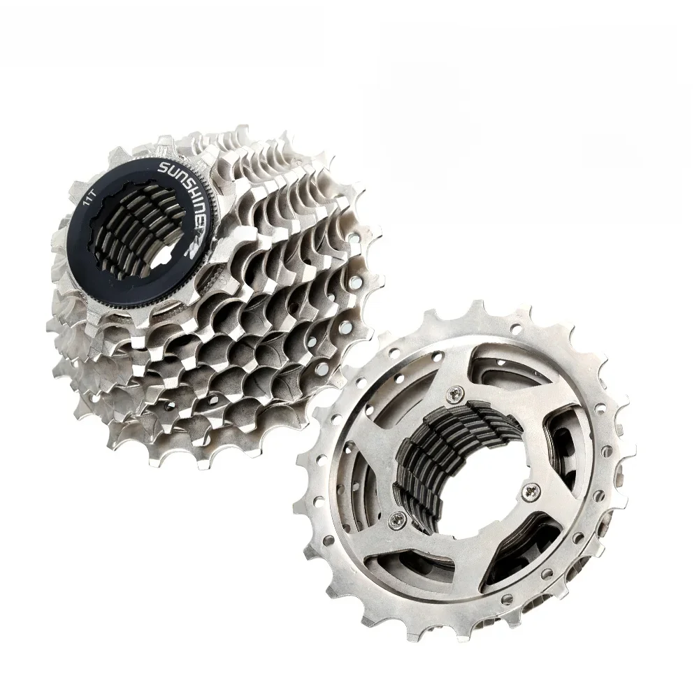 AliExpress SUNSHINE-SZ Sunshine Racing Bike Cassette 11S 11-21T Bicycle 10S K7 Road Bikes Ratchet 11 speed Freewheel 10V Chain KMC X10 X11 Chain Racing
