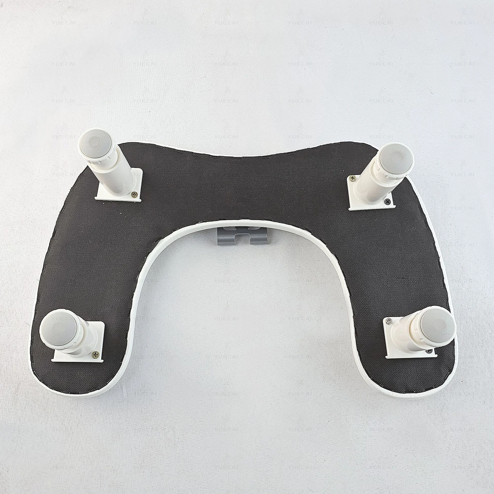 ネイルアート枕、スマホホルダー付きU字型マニキュアアームレスト、PUレザーネイルアートアクセサリーツール、ホームサロンネイルテックDIY用