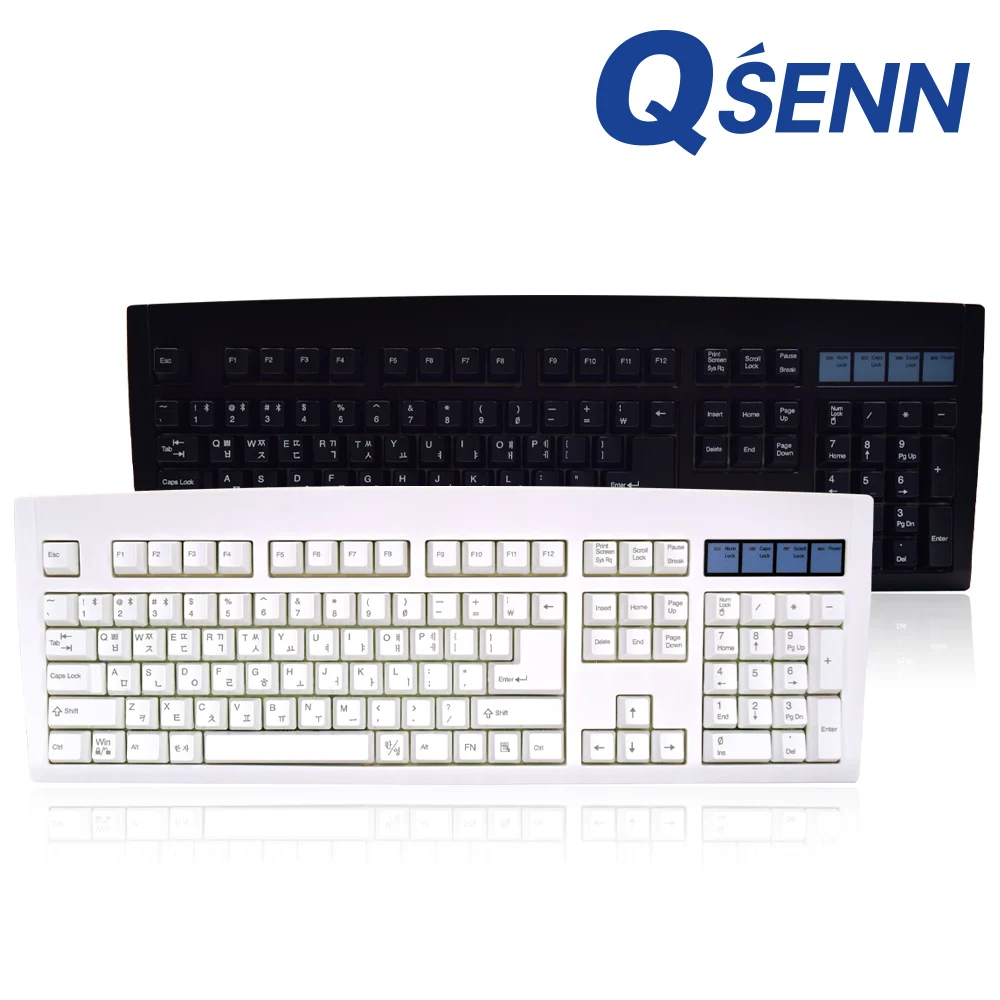 QSENN DT35 106 gasket wireless mechanical keyboard