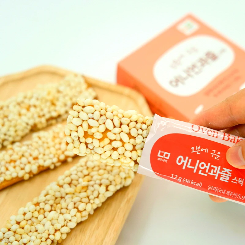 [제주] 명인의 손길로 완성된 400겹의 바삭함 제주감귤 72g 1박스 + 두부 어니언 과즐 72g 1박스 (혼합 총 2박스)