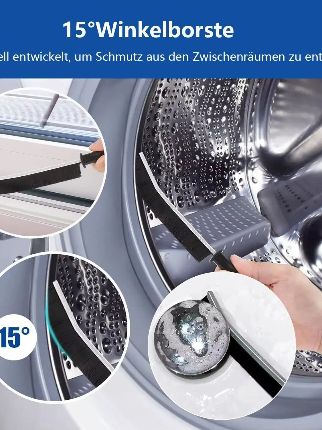 7-teiliges Mikrofaser-Staubwedel-Set, ausziehbares Teleskop-Staubwedelwerkzeug mit flexiblem Kopf, waschbarer, wiederverwendbarer Staubreiniger für Decken, Wände, Jalousien, Möbel und schwer