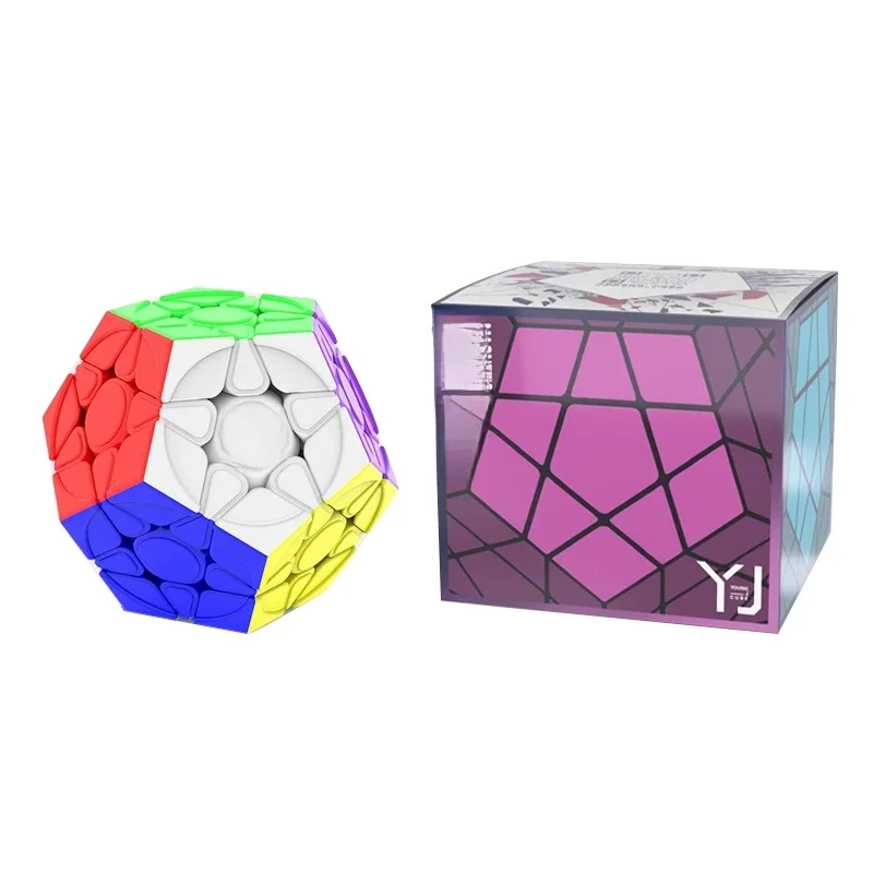 [JudyCube] YJ Yuhu Megaminx V2M Cube de vitesse magique magnétique sans autocollant Yongjun Yuhu V2M Cubo Magico Puzzle