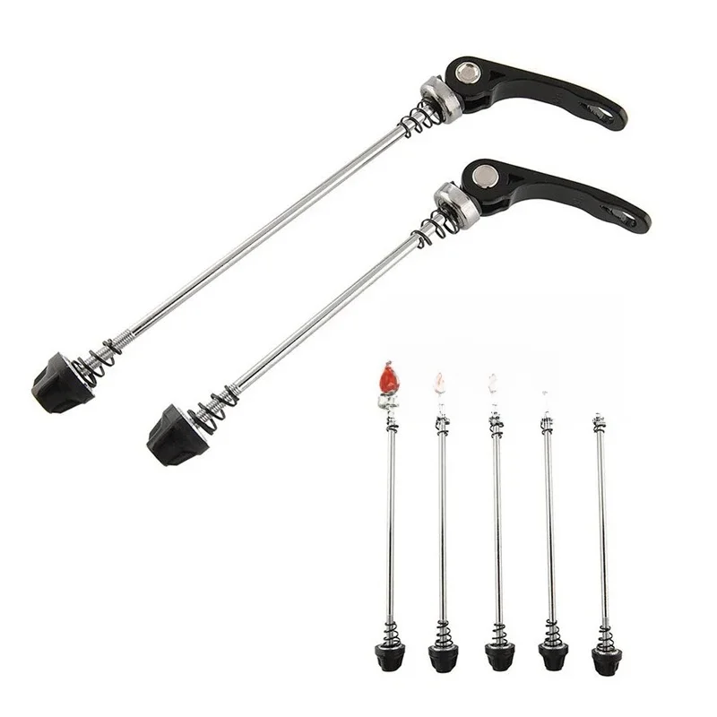 AliExpress NONE Bicycle Quick Release Skewers Qr Lever Fast Closing Draw Bike Front Axle Rear Wheel Clamp Hub Aluminum Alloy Shaft Mount