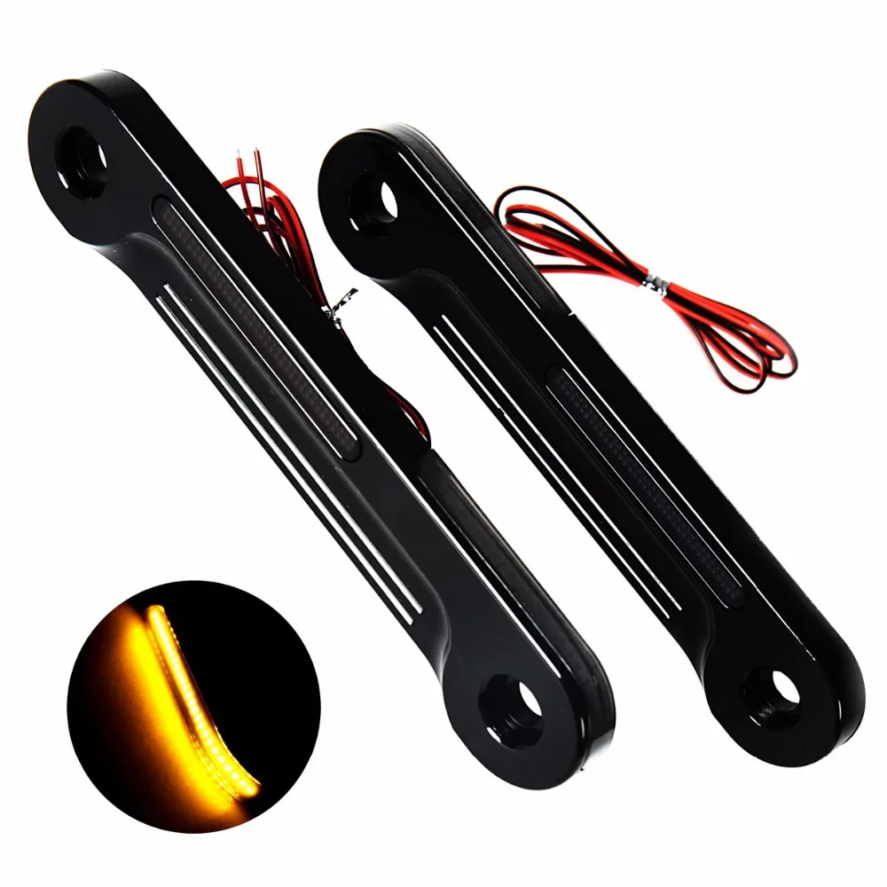 Przednie wsporniki kierunkowskazów LED do modeli Harley Touring Electra Street Glide Trike 2014-2023 — zdjęcie 2