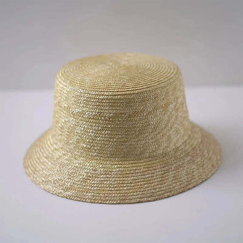 Damskie kapelusze letnie Kapelusze z szerokim rondem DIY Drobne słomkowe kapelusze plażowe Kapelusze przeciwsłoneczne Kentucky Derby Outdoor Travel Kapelusze Ochrona UV — zdjęcie 2
