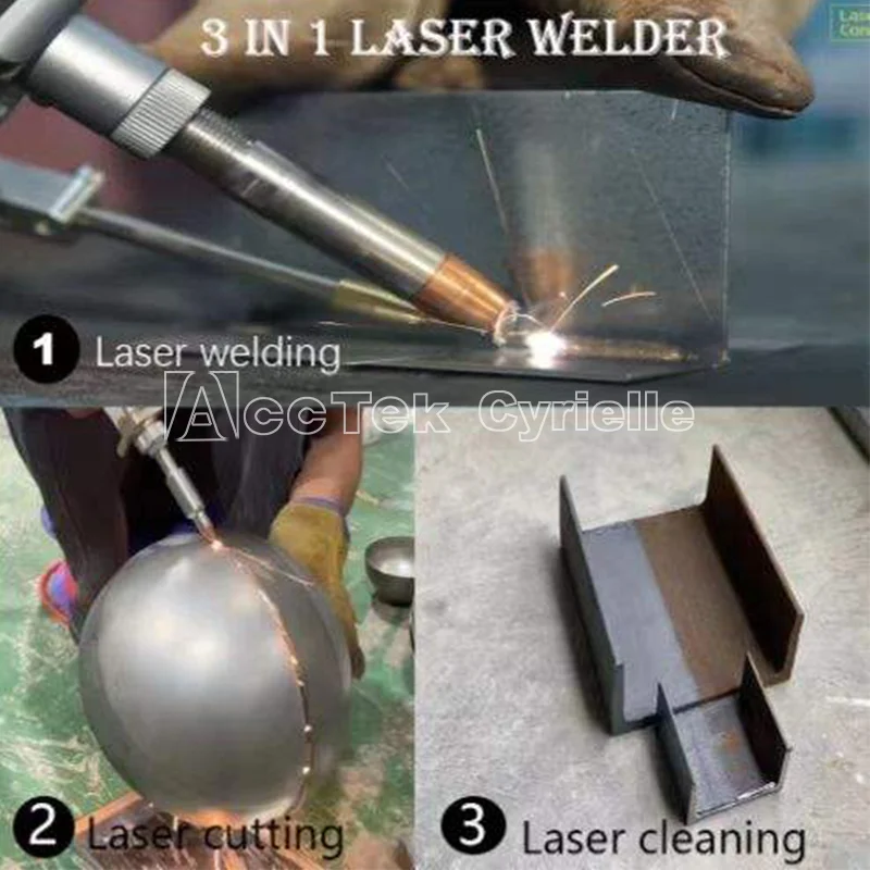 

Portable Fiber Laser Rust Removal 2000w Lazer Cleaning Machine 3in1 with Max Laser Source