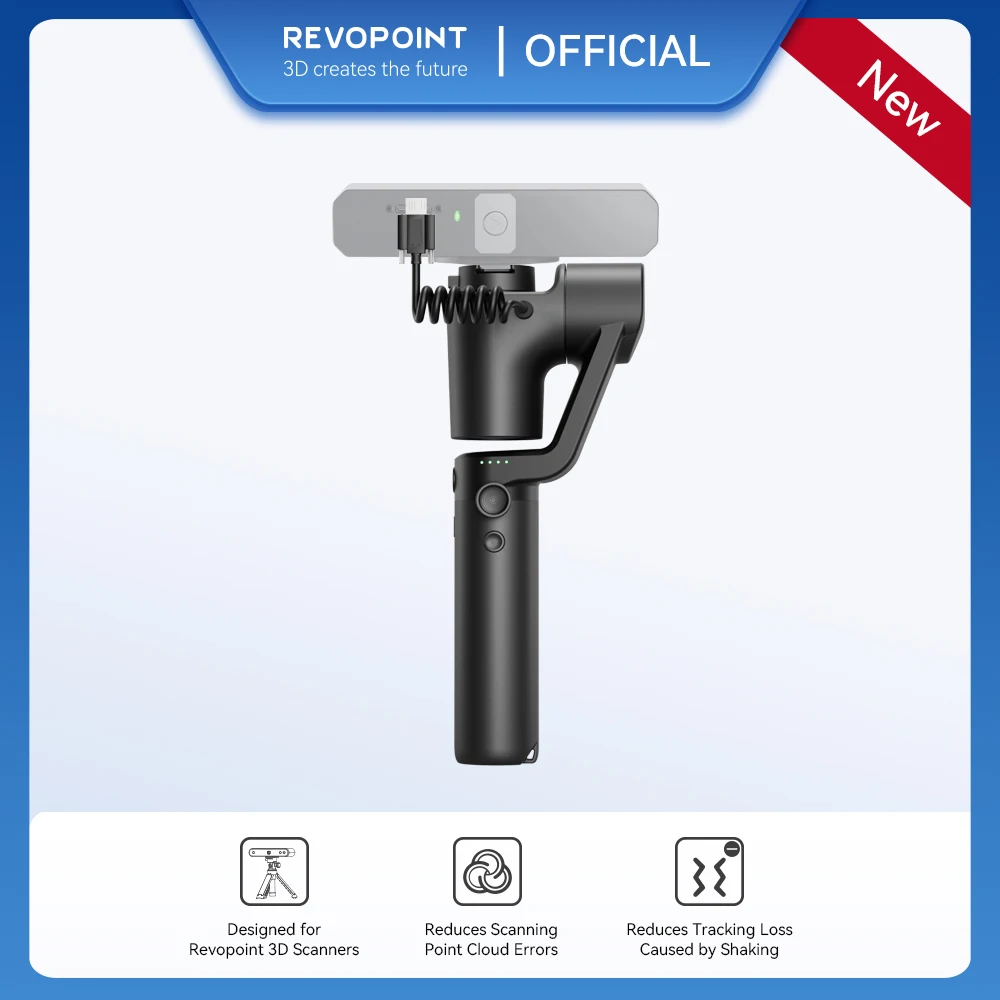 Handheld Stabilizer for Revopoint MINI/POP2/POP3/RANGE 3D Scanner