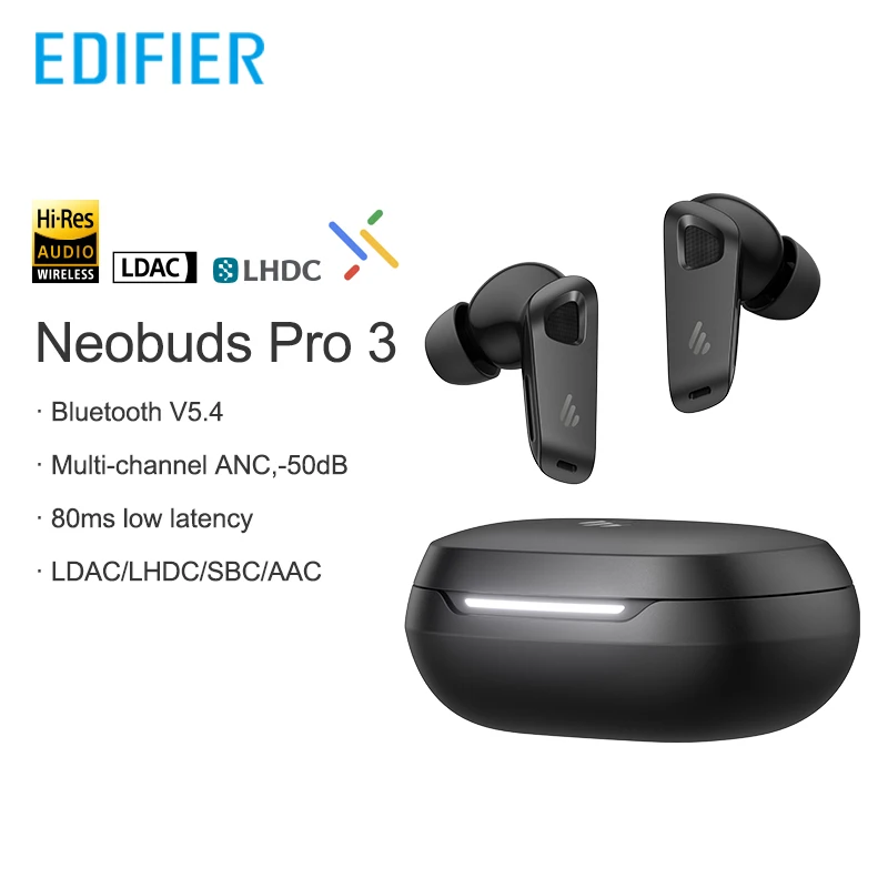 Edifier NeoBuds Pro 3 TWS Bluetooth Earbuds Hi-Res ANC Wireless