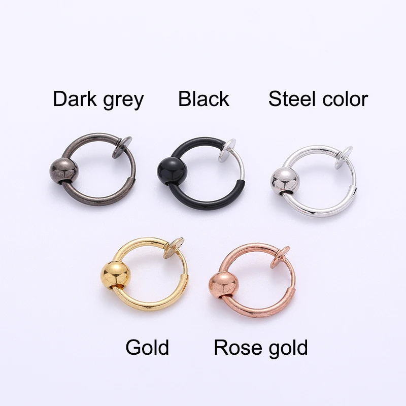 1 Pair Ear Cuff Hoop Fake Earrings Man Without Drilling Ear Clip On Earrings For Women 2022 Without Piercing Earring Non-Hole