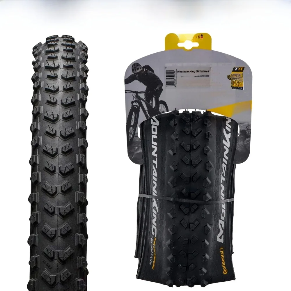 AliExpress Continental Mountain King MTB 29x2.3in Tubeless Folding Tyre 3/180 TPI Performance TLR 29x2.3" Folding Shieldwall System 27.5in