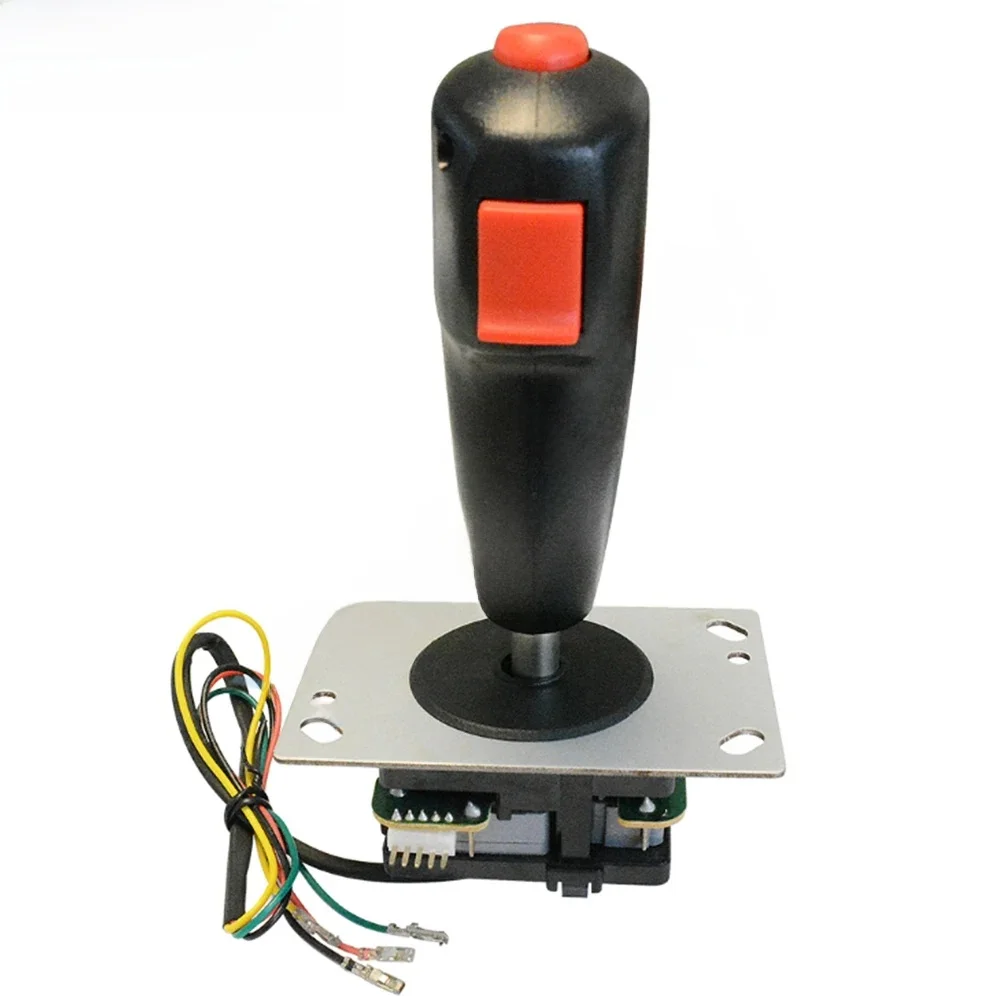 Joystick Arcade, Flight Stick z Wibracjami, Triggerem i Czerwonym Przyciskiem Ognia, 5 Pin, 8 Kierunków, Sterowanie Kierunkiem, Wshaft Arcade (5p) — Zdjęcie 2 z 2