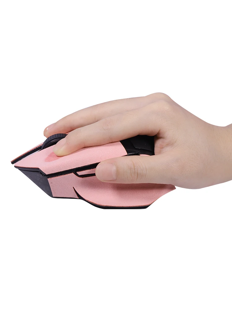 المضادة للانزلاق ماوس ملصق الجلد المدبوغ كامل/نصف غطاء الفئران ملصق ل رازر Basilisk X الماوس