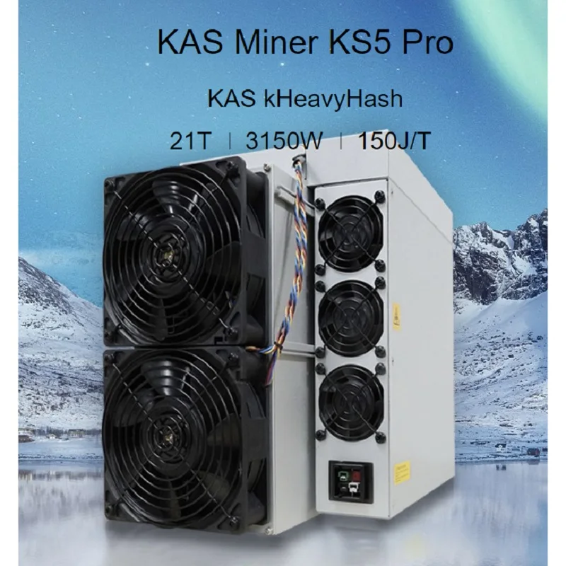 Bitmain Antminer Kaspa Asic Miner, KS5 Pro, 21st 3150W