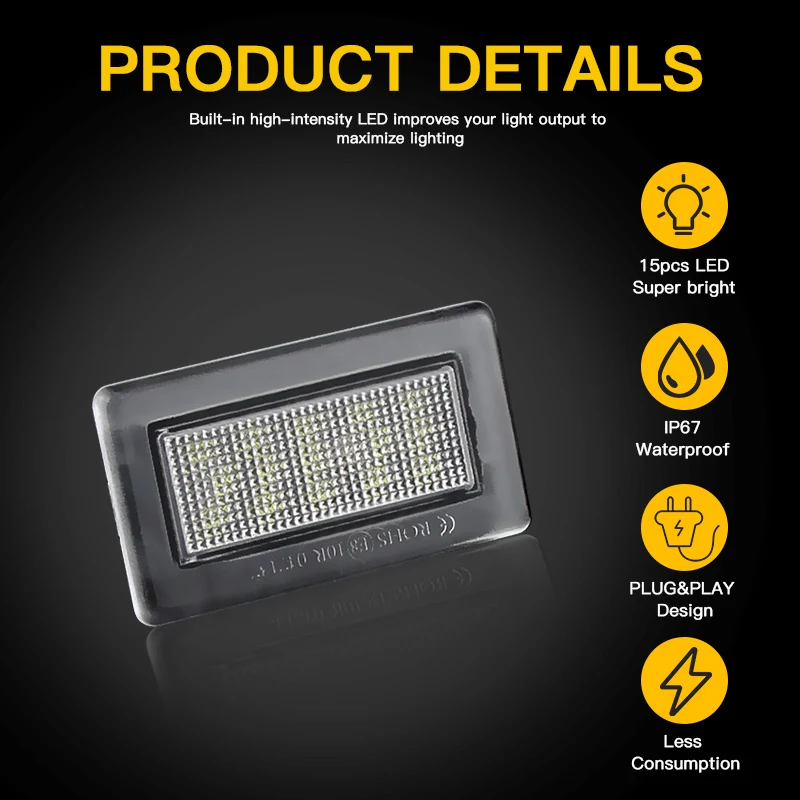 2 قطعة LED الداخلية مجاملة Footwell الباب ضوء الأمتعة جذع مصباح Canbus ل تسلا نموذج 3 17-20 S 12-20X16-20 اكسسوارات السيارات