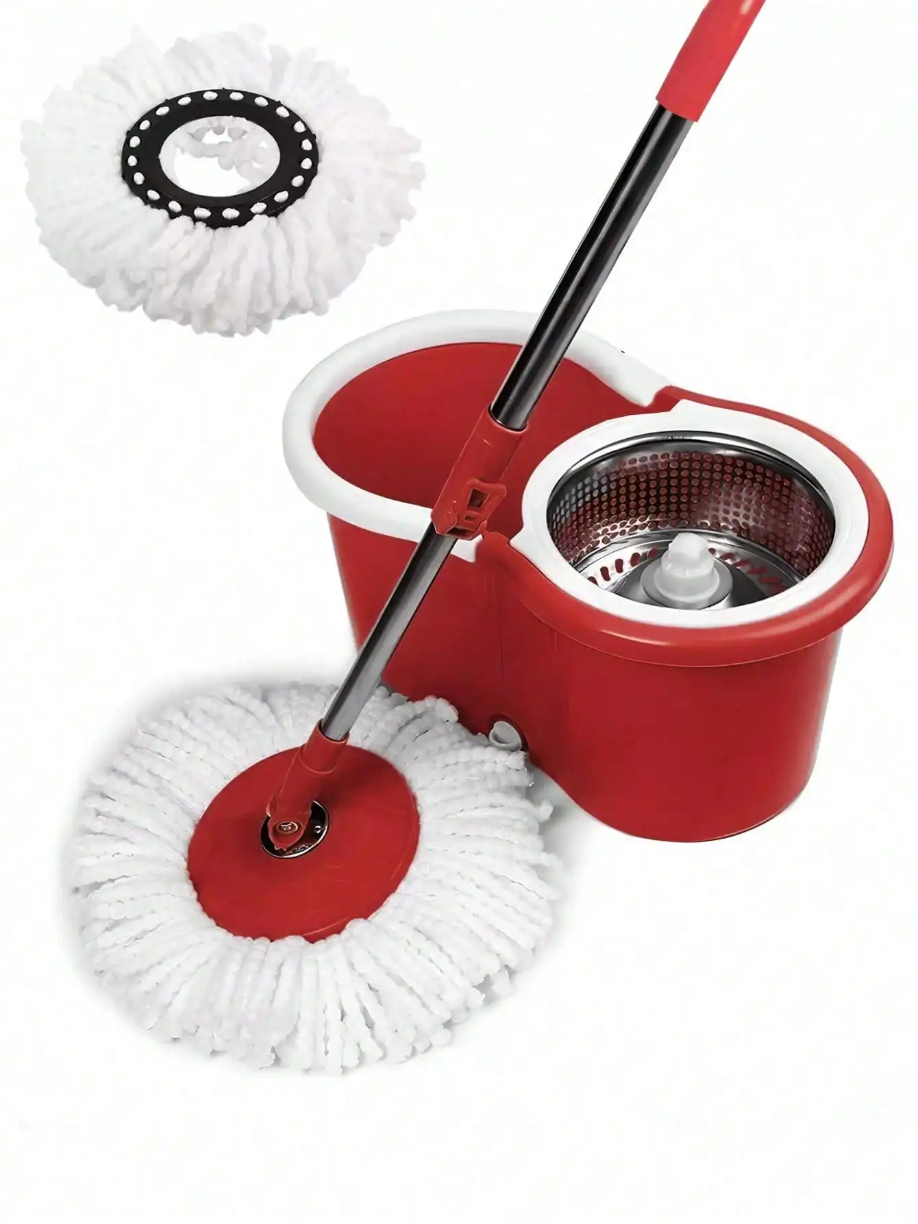 360 Rotating Mop with Juicer and Bucket Mop Magic Rotating Practical Home Cleaning Cute Design Absorbent Microfiber