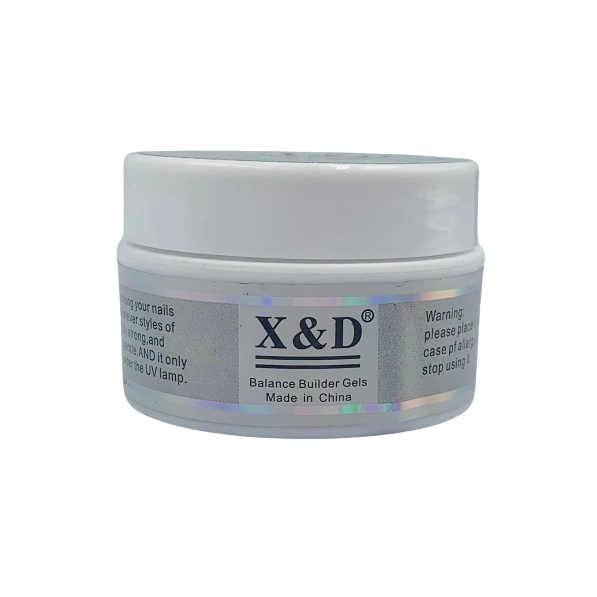 Gel Xed 56g Original Para Alongamento Unhas Gel White