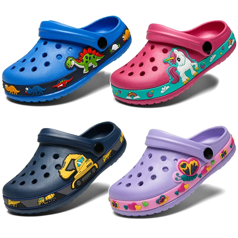 Leuke Nieuwe Dieren Baby Jongens Slippers Zomer Kids Cartoon Sandalen Peuter Strand Schoenen Meisjes Leuke Slides Kinderen Slippers - afbeelding 2
