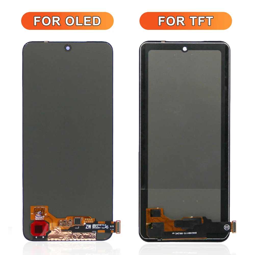 6.43\'\' Super AMOLED For Xiaomi Poco M4 Pro 4G LCD 2201117PI 2201117PG MZB0B5VI Display Touch Screen Panel Digitizer Assembly